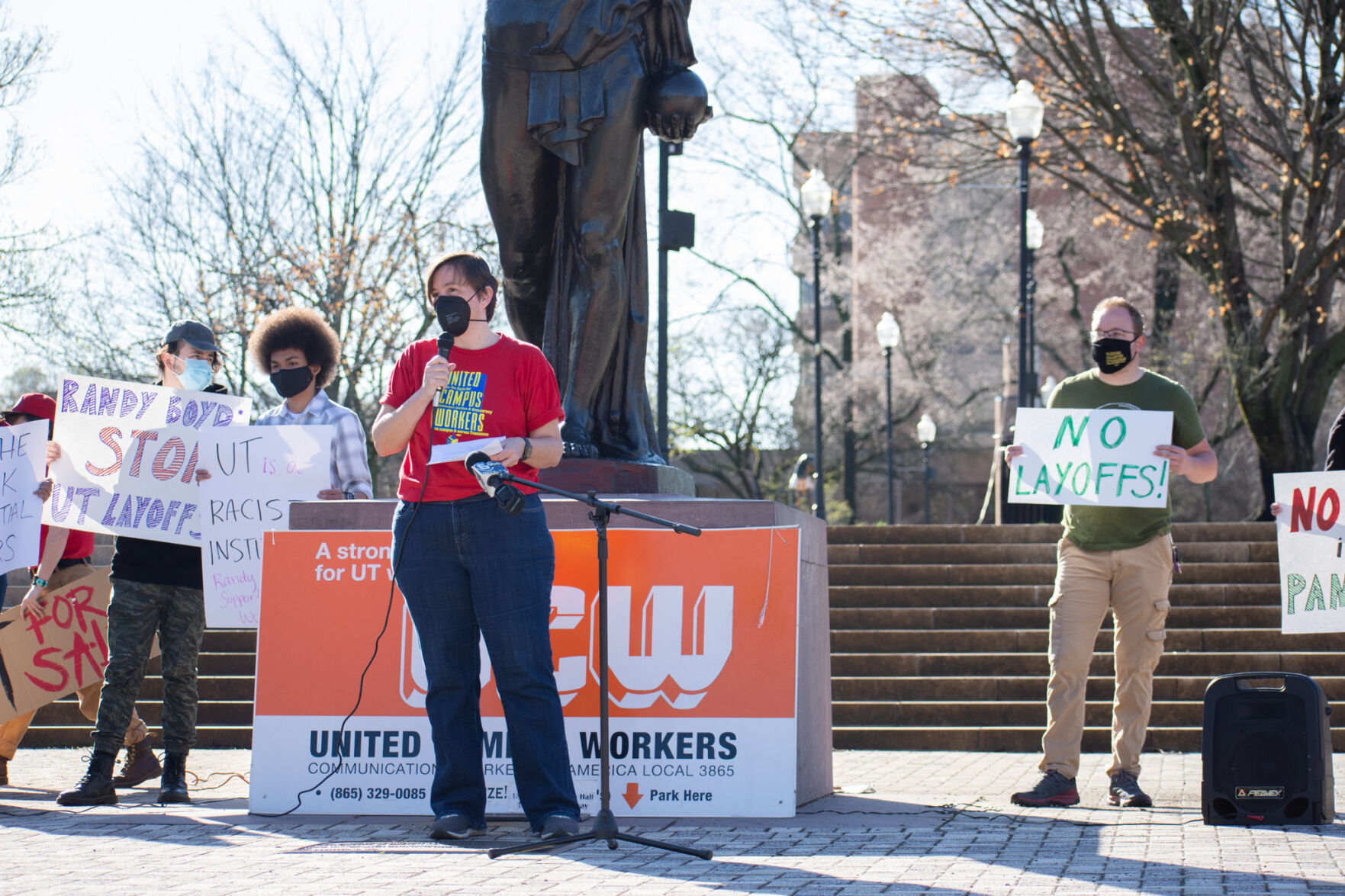 UCW protest